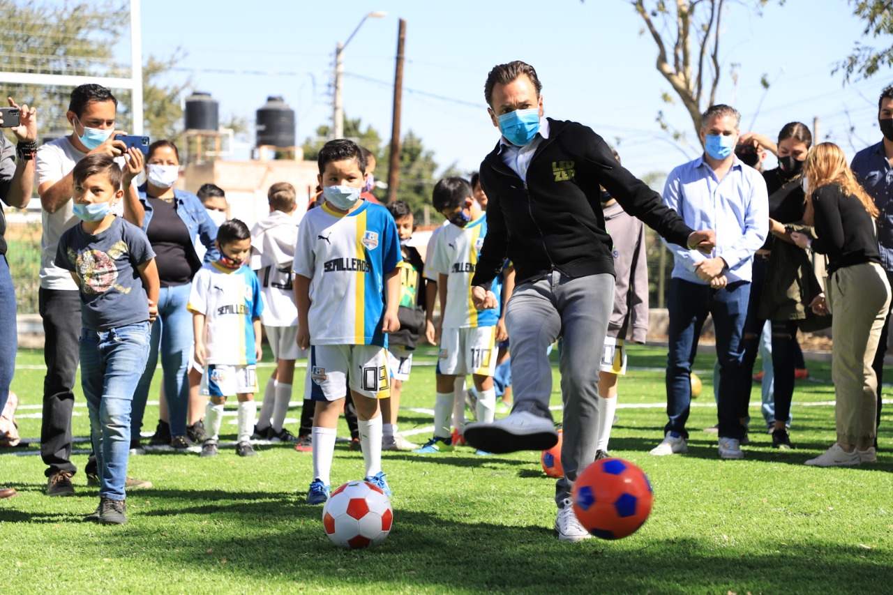 Rehabilitan la Unidad Deportiva Las Águilas