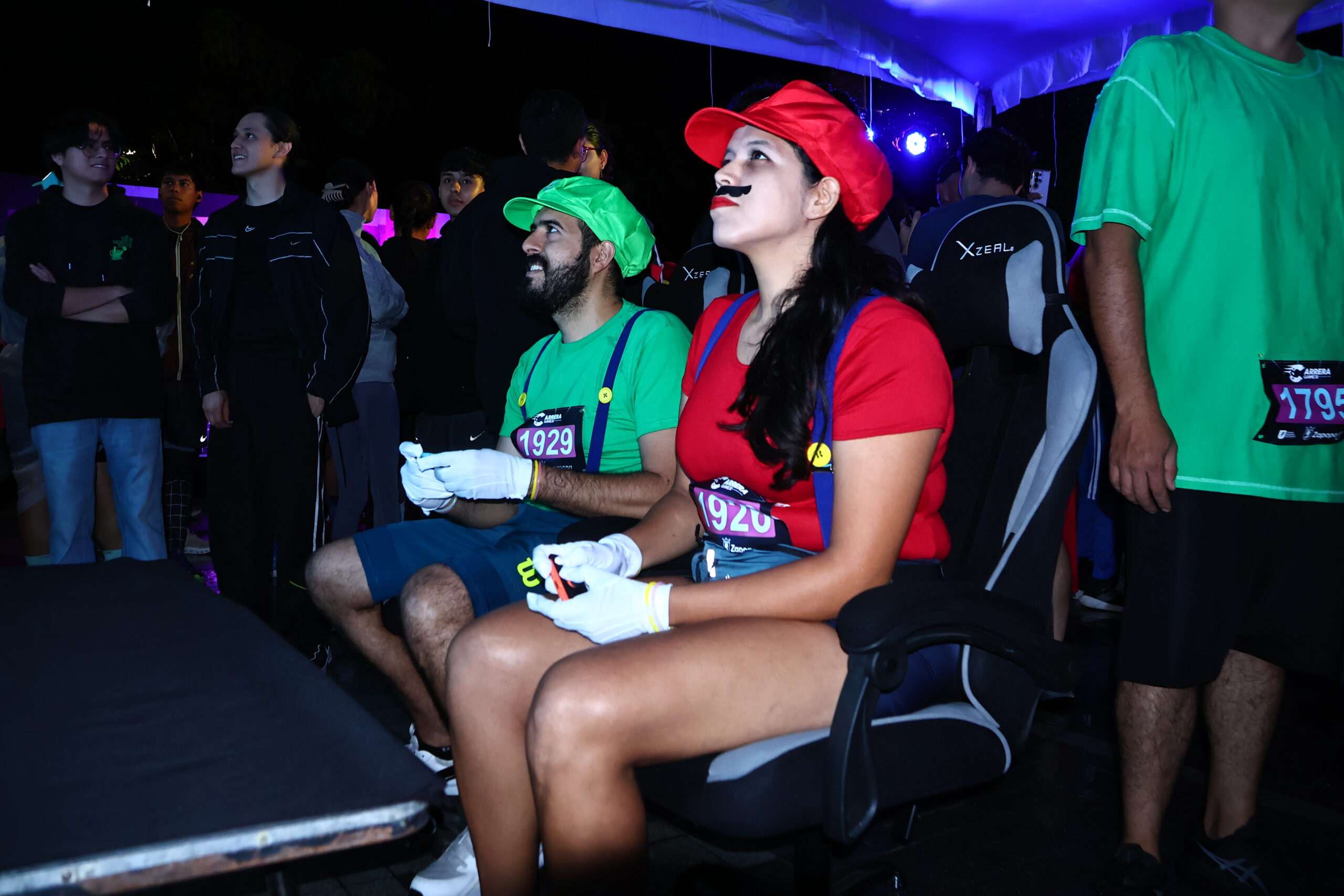 Pareja de Mario en la Carrera Gamer